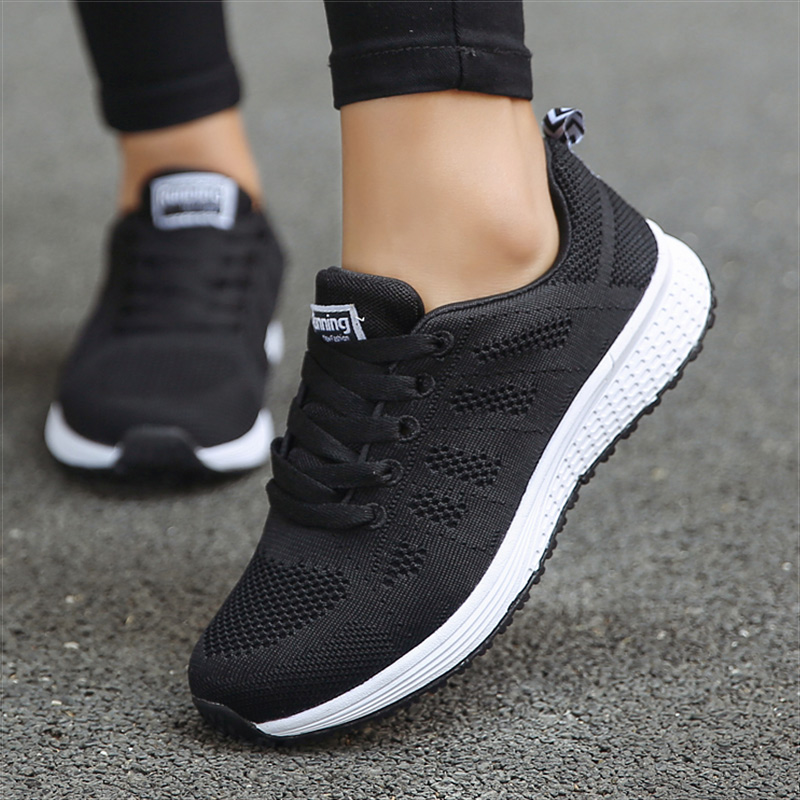 Women'S Fashion Tennis Shoes - Women Casual Shoes Breathable Mesh Vulcanized