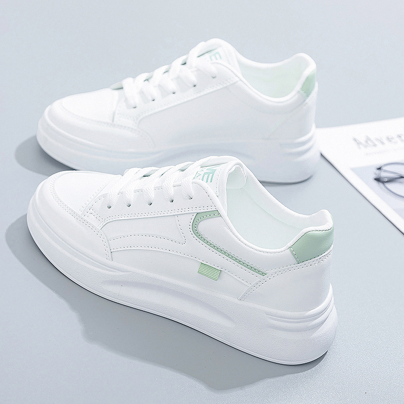 Women'S Fashion Tennis Shoes - Women's Shoes Summer Thick Sole White