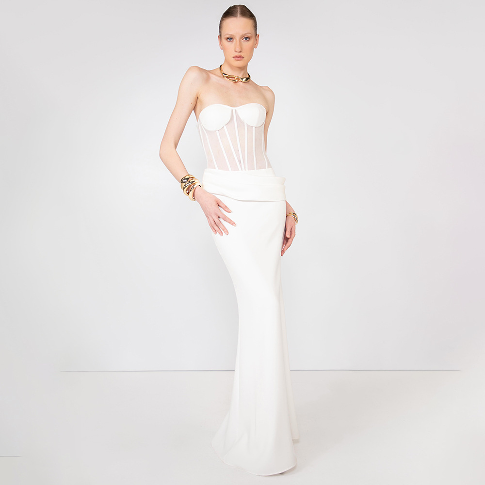 Sexy See-through Fishbone Even - огляд і ціна Women Fashion Dress Names