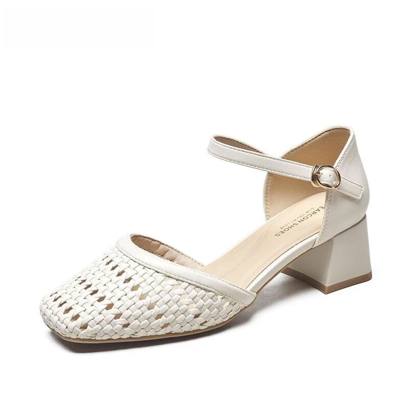 Fashion Woven Hollow Chunky Ro - огляд і ціна Women'S Fashion Brand Shoes