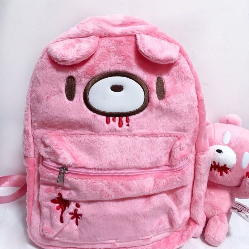 Gloomy Bear Cute Backpack Pink - огляд і ціна Women Fashion Drawing