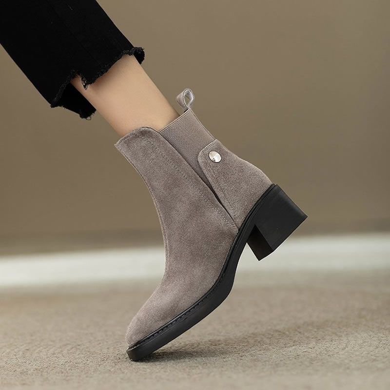Suede Women Chunky Ankle Boots - огляд і ціна Women'S Fashion Trends Autumn 2025