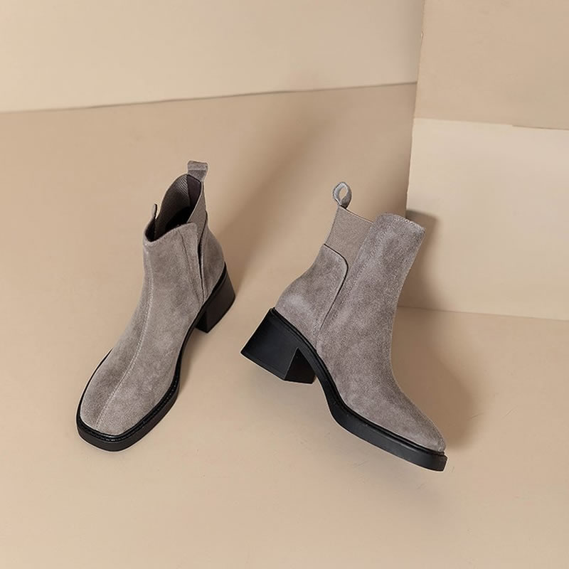 Suede Women Chunky Ankle Boots - огляд і ціна Women'S Fashion Trends Autumn 2025