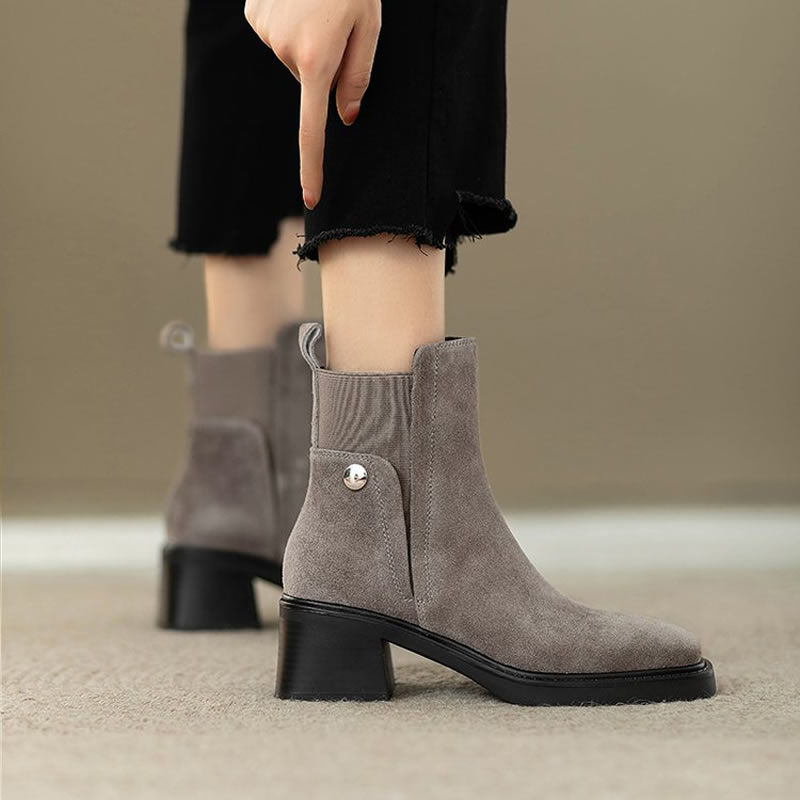 Suede Women Chunky Ankle Boots - огляд і ціна Women'S Fashion Trends Autumn 2025