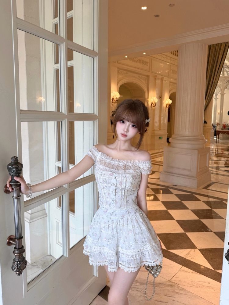 Coquette French 2 Piece Set Wo - огляд і ціна Ruched Dress Mini