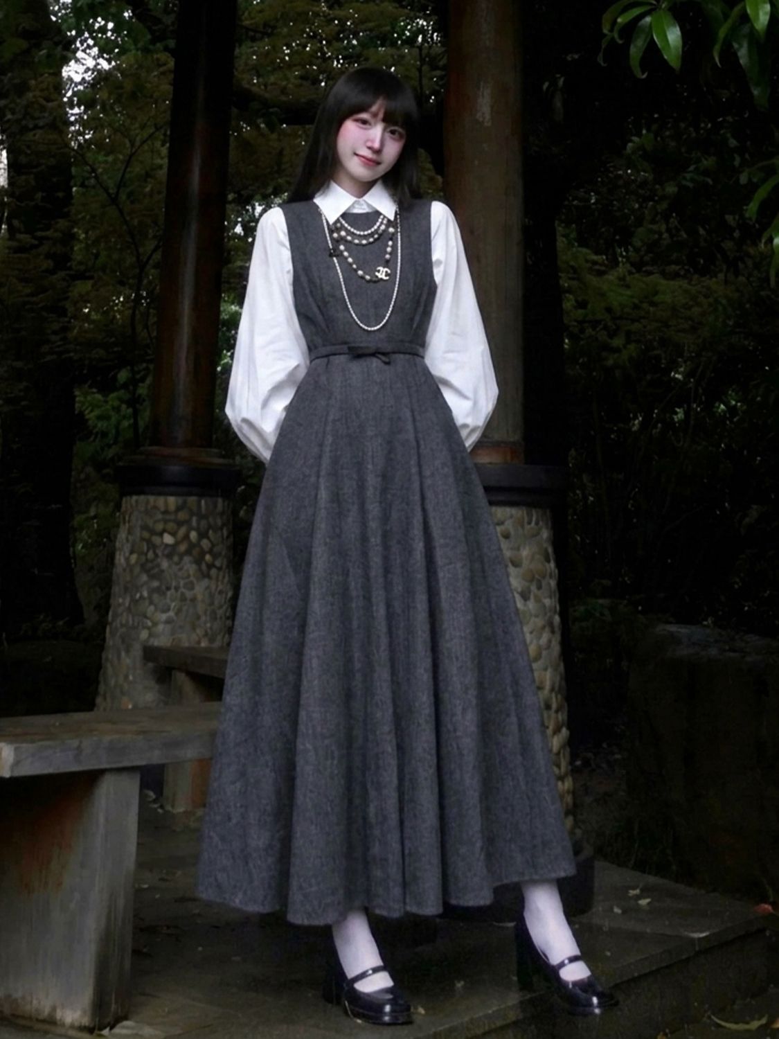 Korean Hepburn Style 2 Piece D - огляд і ціна Ruched Dress Mini