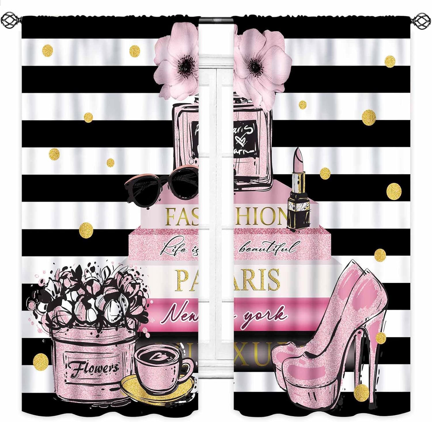 Pink Fashion Women Curtain for - огляд і ціна Women'S Fashion Magazines
