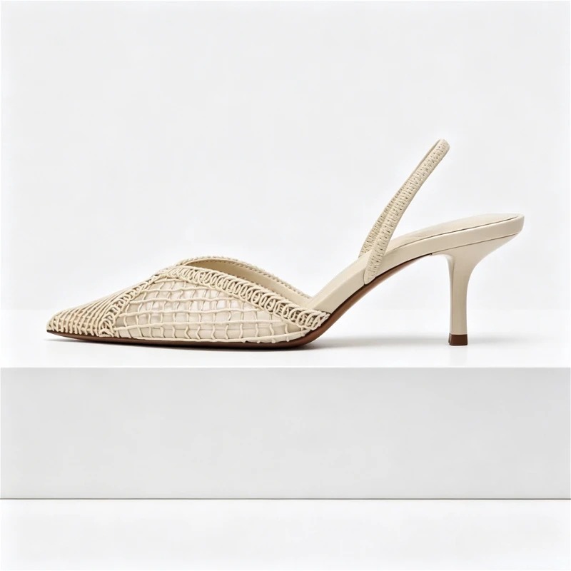Mesh Woven Heeled Sandals Wome - огляд і ціна Women'S Fashion Brand Shoes
