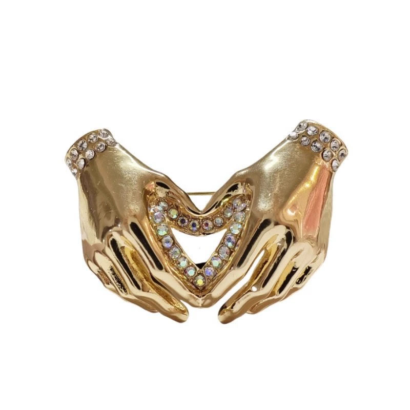 Chic Simple Rhinestone Love He - огляд і ціна Women Fashion Pose